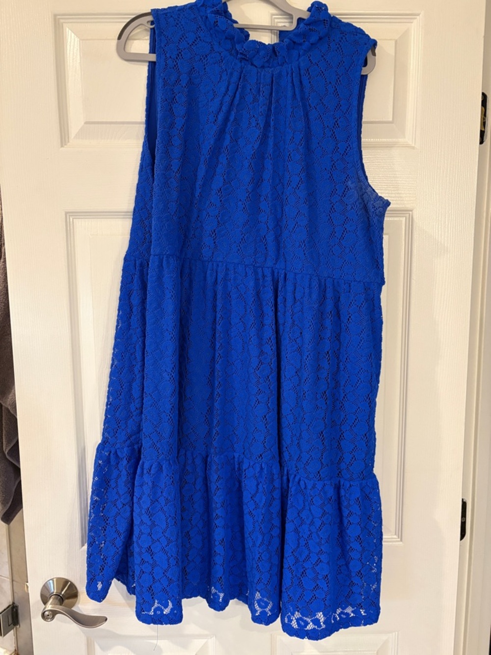 Lilly Pulitzer Sleeveless Lace Dress in Bright Royal Blue